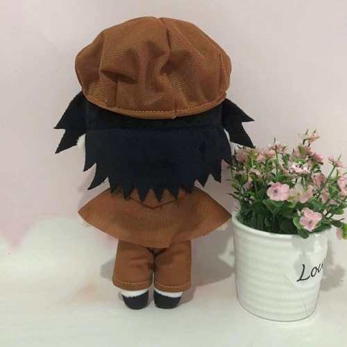 JCvCX Brown Hair Boy Plush Pillow