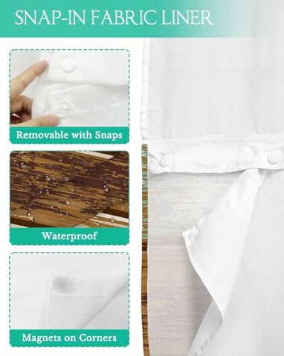 LUXURY BATH SHOWER CURTAIN