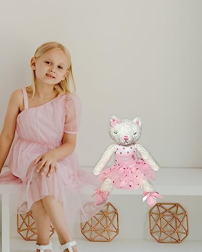 Caterina the Cat Ballerina Tooth Fairy Pillow for Girls