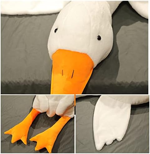 PERZOE 5090cm Giant Goose Plush Pillow Stuffed Animal Toy