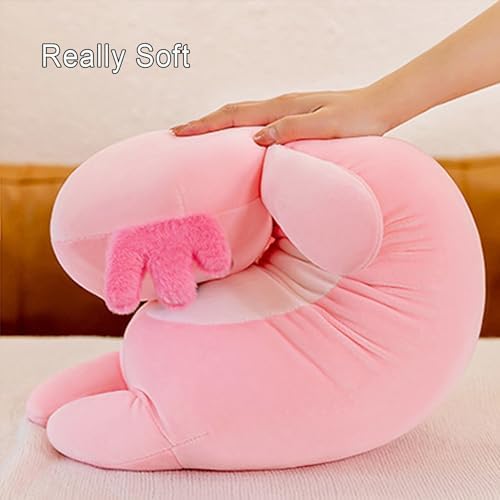 Long Axolotl Plush Pillow - Blue