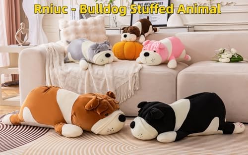 Giant Plush Dog Pillow for Relaxation Home Decor - Brown