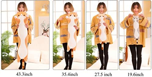 123Arts Cat Soft Plush Pillow for Kids