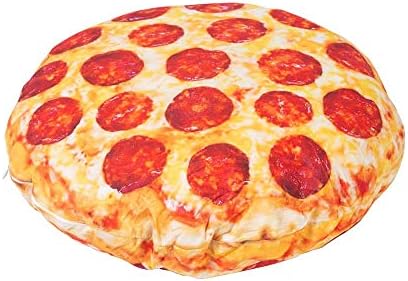 Pizza-Shaped Plush Pillow for Kids and Adults