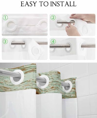 LUXURY BATH SHOWER CURTAIN