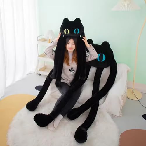 Comfortable Soft GracesDawn Long Cat Plush Pillow for Kids Adults