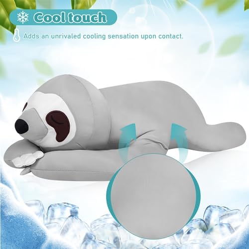 My OLi 18 Cooling Sloth Pillow Cozy Plush Toy for Kids Adults