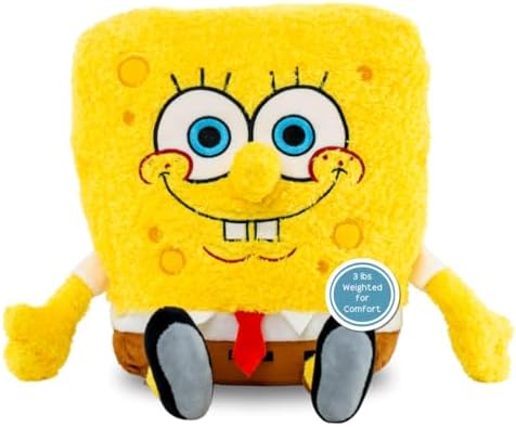 Franco Calm SpongeBob SquarePants Weighted Cuddle Pillow 1