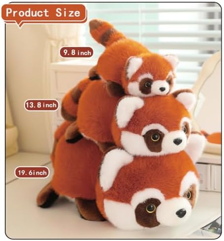 INSTITIZER 2 in 1 Plush Red Panda Pillow Toy