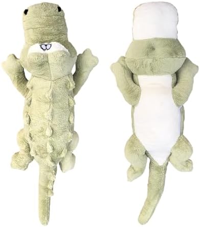 Hofun4U Alligator Plush Pillow Green