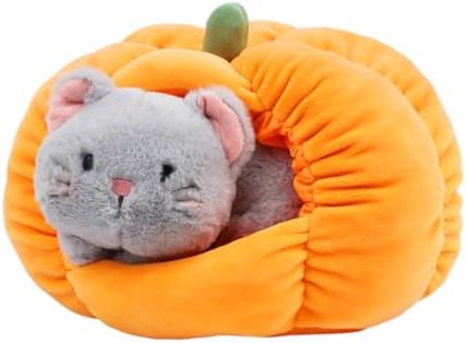 Funny Halloween Cat Pumpkin Playset