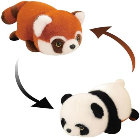 INSTITIZER 2 in 1 Plush Red Panda Pillow Toy