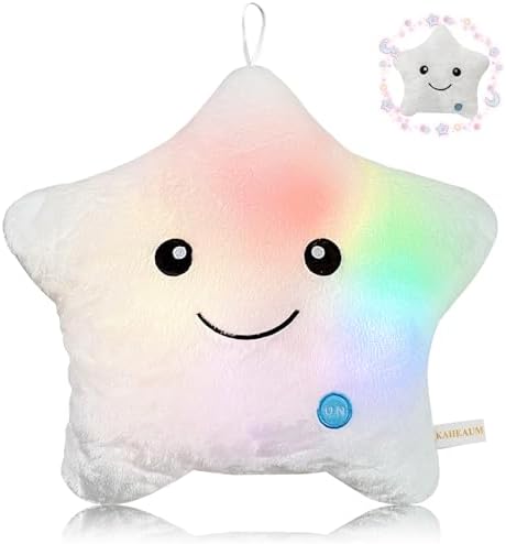 Twinkle Star Glow Pillow for Kids