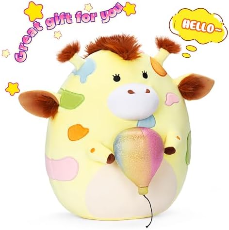 Original Giraffe Plush Pillow Cozy for Kids and Adults PlayNics