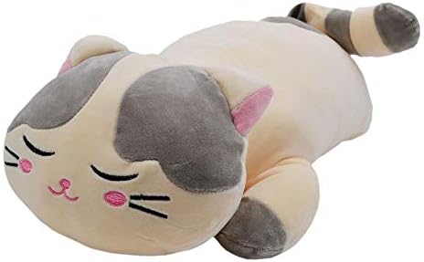 Mass Joy Big Hugging Plush Cat Pillow for Kids and Kittens