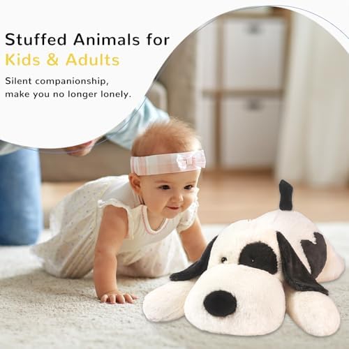 16 Weighted Dog Plush Pillow for Ko kids Adults Soft Huggable weighted