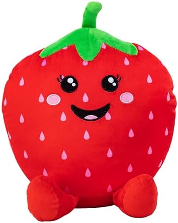 Strawberry Scented Plush Pillow Cozy Fun for Kids