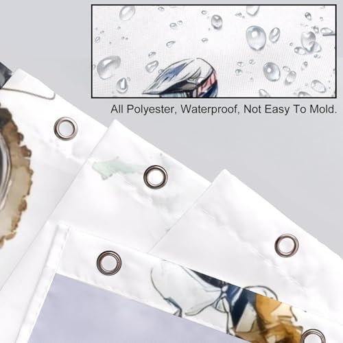 Boys Motorcross Prints 48x72 in Shower Curtain Set