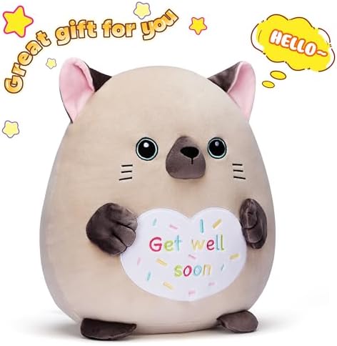 PlayNics Get Well Soon Plush Pillow