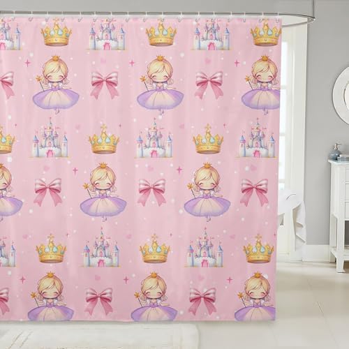 Cute Princess Bath Curtain - 72x72