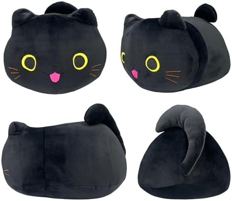 Pineapple Black Cat Plush Toy