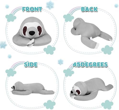 My OLi 18 Cooling Sloth Pillow Cozy Plush Toy for Kids Adults