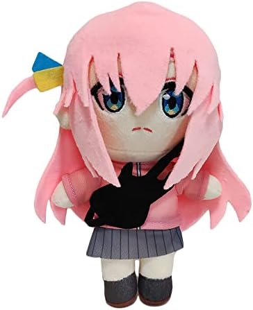 JCvCX Pink Hair Guitar Girl Plush Pillow