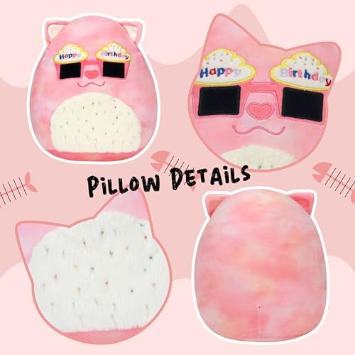 Mushymallow 12-inch Plush Pillow Cuteness for Kitten Birthdays