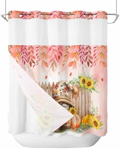 TocaHome Farmhouse Orange Pumpkins Glowing Small World Showers
