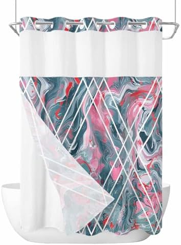 TocaHome No Hook Shower Curtain Set