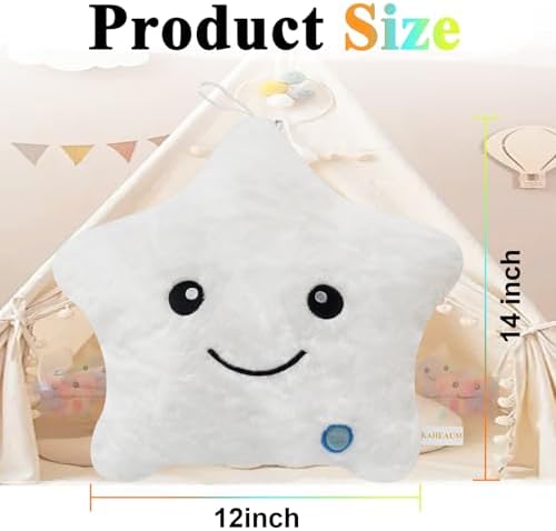 Twinkle Star Glow Pillow for Kids