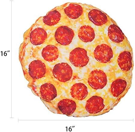 Pizza-Shaped Plush Pillow for Kids and Adults