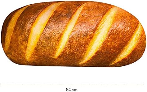 BFS3D Simulation Bread Shape Plush Pillow Home Decor