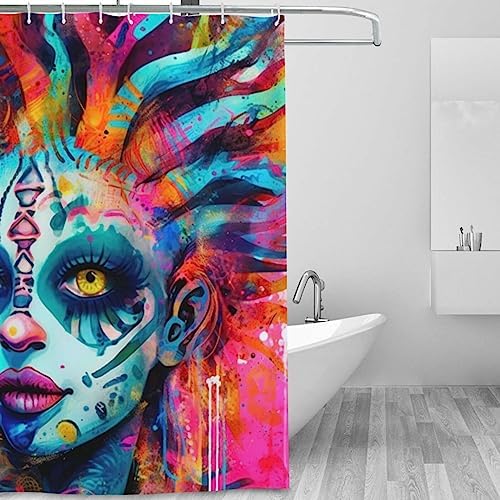 Abstract Boho Shower Curtain Set for Your Home