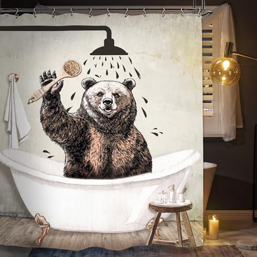 Fun Animal Bath Curtains