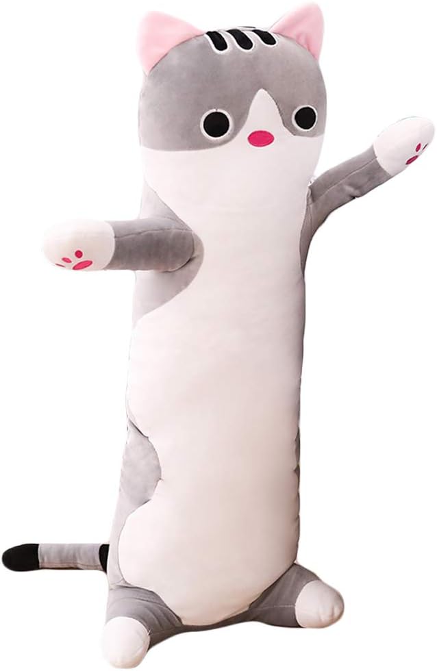 Cat Plush Hugging Pillow for Kids