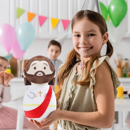 Sturdy Plush Jesus Figure for Kids 11 Inch