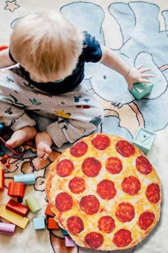 Pizza-Shaped Plush Pillow for Kids and Adults