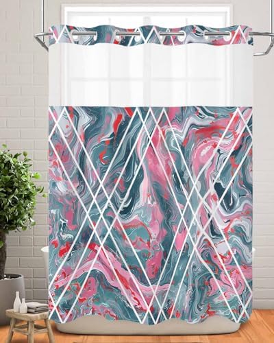 TocaHome No Hook Shower Curtain Set