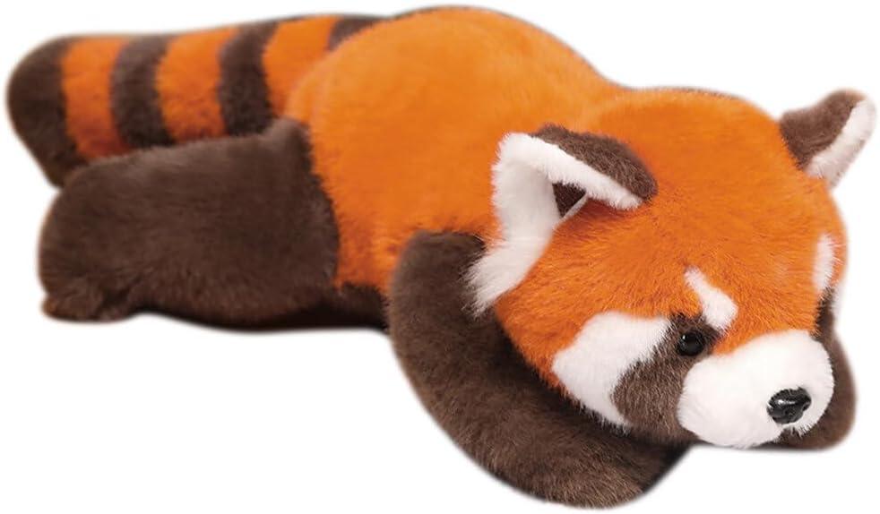 Relaxing Red Panda Plush Pillow for Kids and Adults