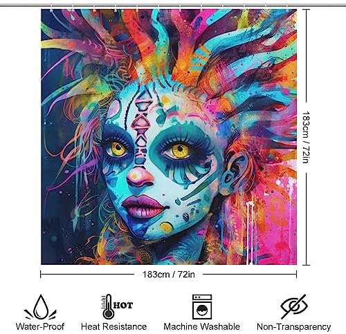 Abstract Boho Shower Curtain Set for Your Home