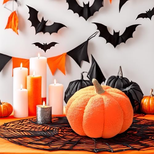Halloween Plush Pumpkin Cushion for Sofa