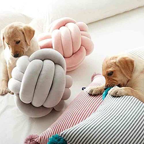 Mint-Knotted Plush Pillow for Kids