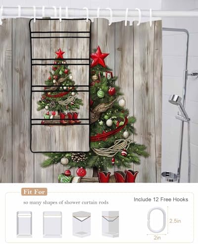 Luxury Mesh Shower Curtain Set