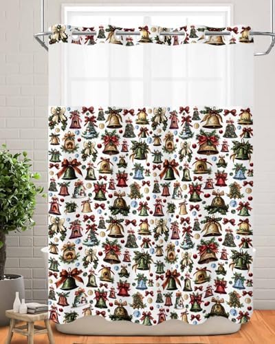 Christmas Snowman Bath Curtain 48x72
