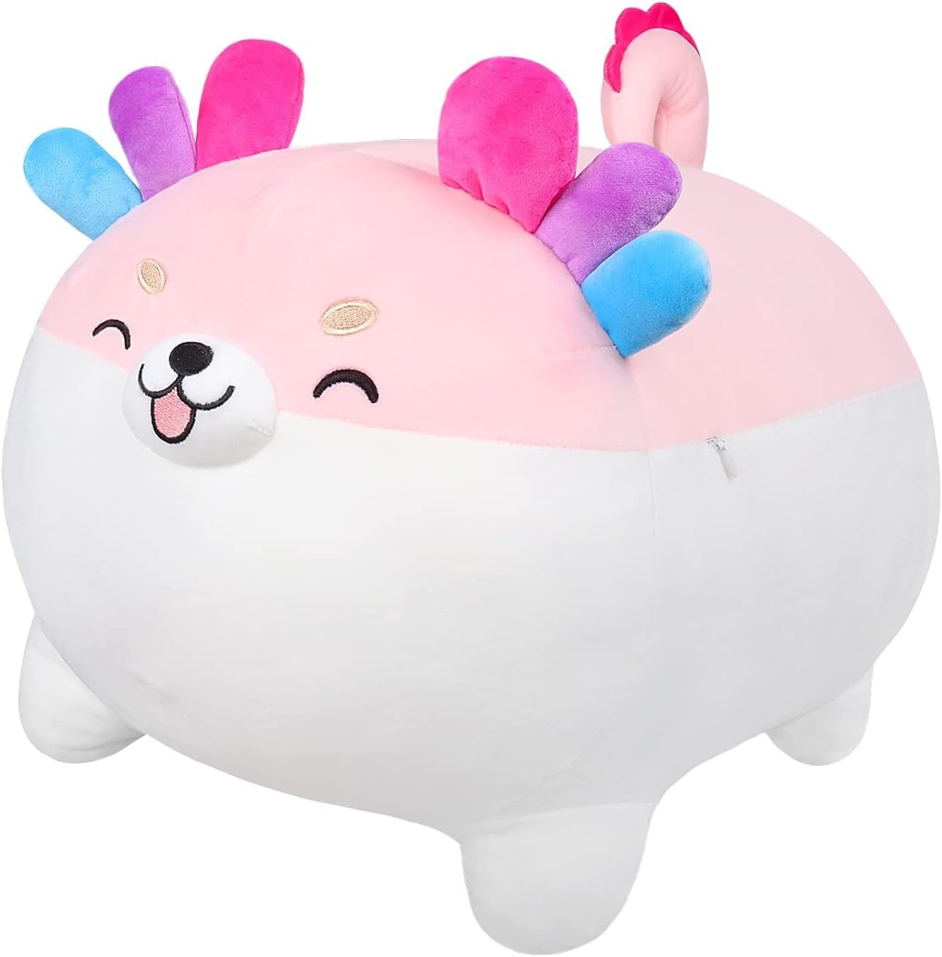 CuteAxolotl Shiba Inu Plush Pillow Kawaii Stuffed Animal Gift for Kids Adults