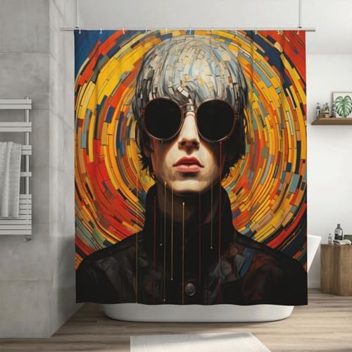 Versatile Stylish Bath Shower Curtain for Bohemian Home