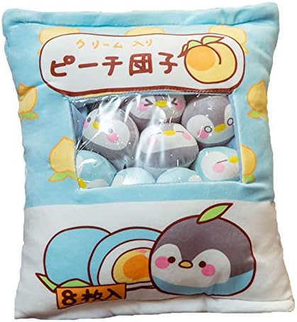 Nenalayo Cute Bag of Penguin Plush Pillow