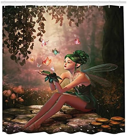 Ambesonne Elven Wings Showers