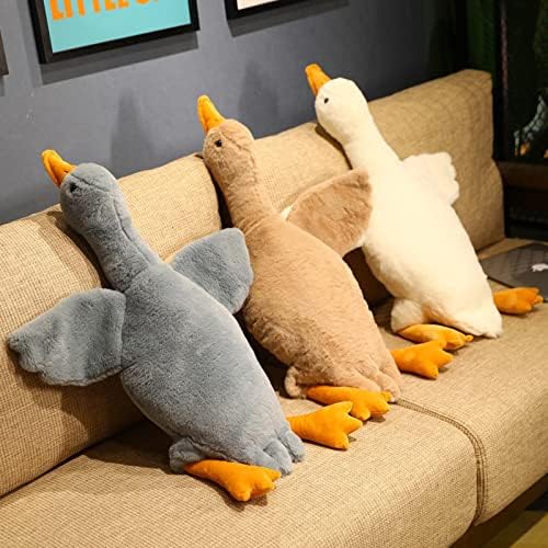PERZOE 5090cm Giant Goose Plush Pillow Stuffed Animal Toy
